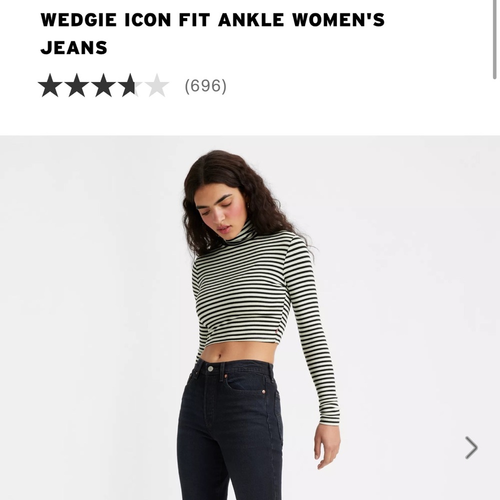 Levi's Wedgie Icon High Rise Ankle Jeans